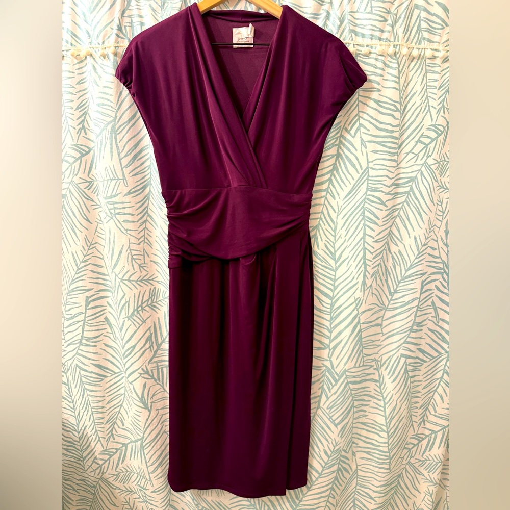 Suzy Chin for Maggy Boutique Plum Cocktail Dress